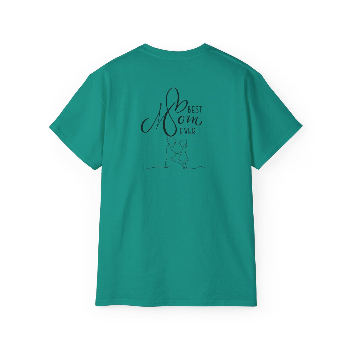 Mama & Child Sketch T-Shirt — "Best Mom Ever" Mother's Day Tee