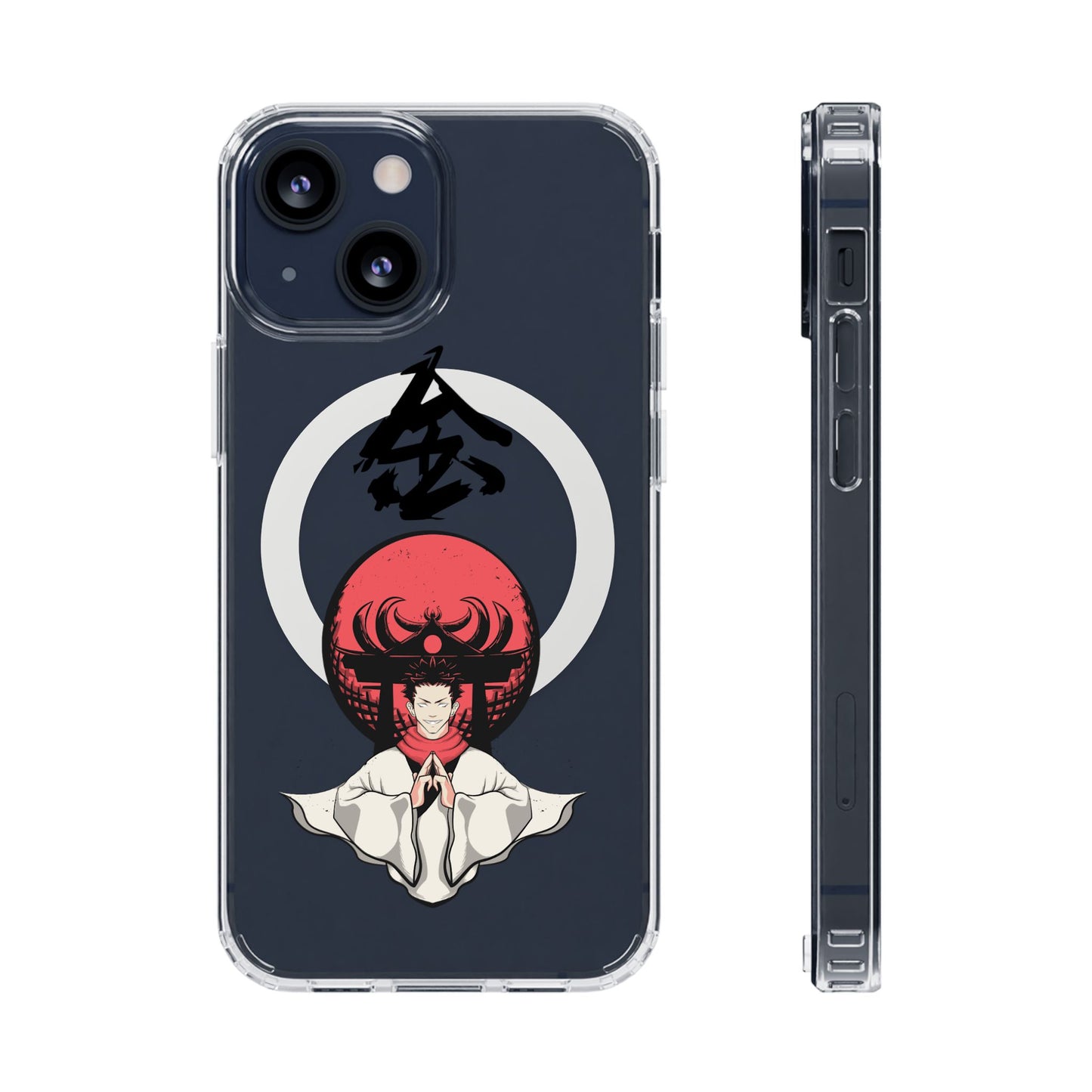 Clear Magnetic Phone Case — Jujutsu Kaisen Design