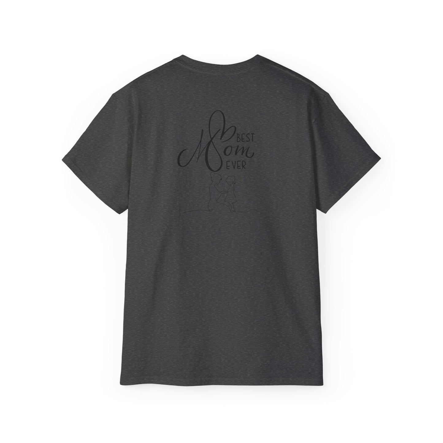 Mama & Child Sketch T-Shirt — "Best Mom Ever" Mother's Day Tee