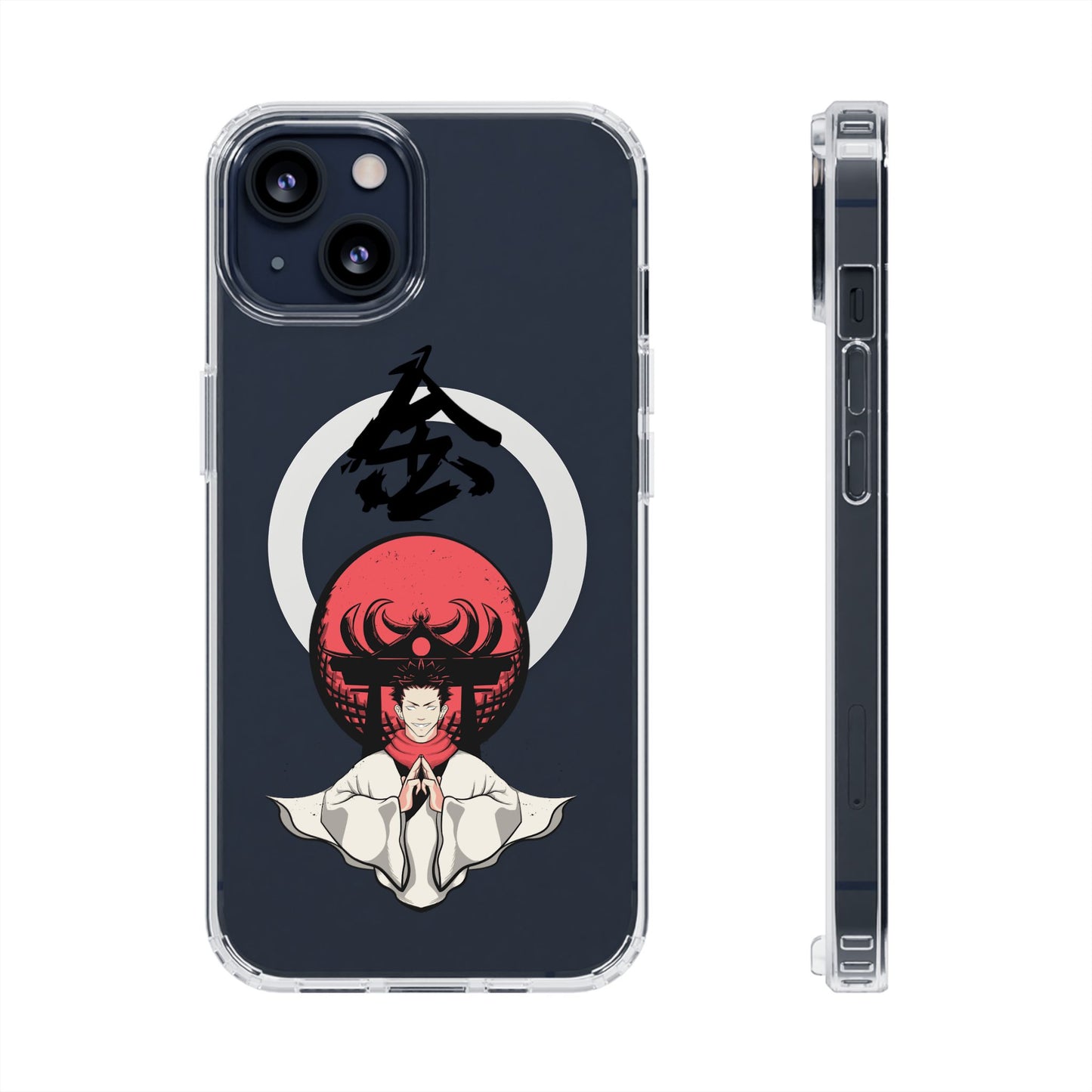 Clear Magnetic Phone Case — Jujutsu Kaisen Design